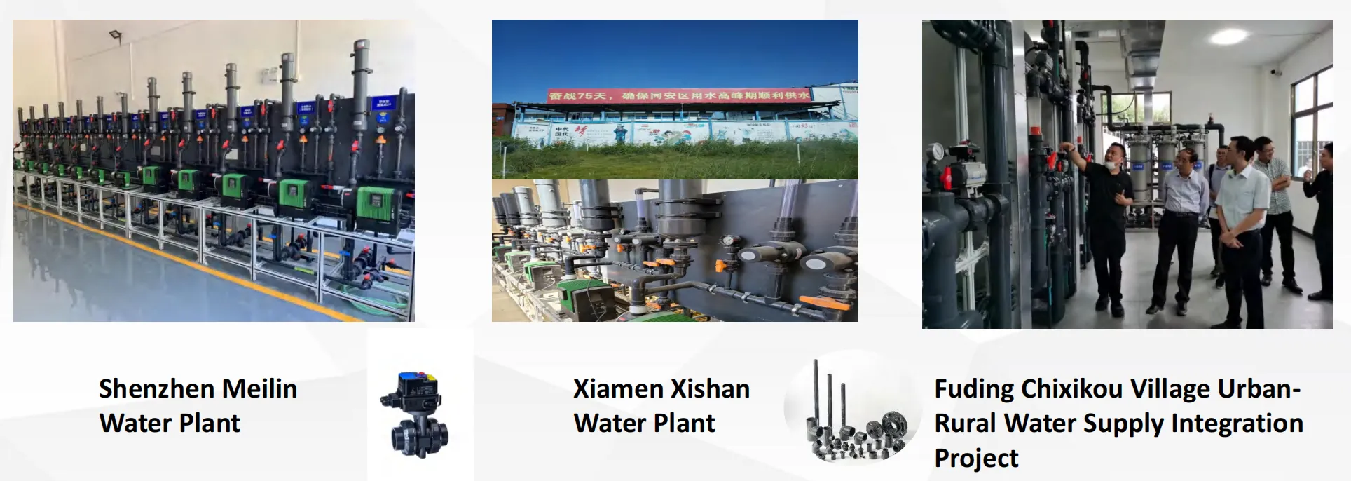 SANKING engineers reviewing industrial plastic piping and valve project requirements SANKING engineers reviewing industrial plastic piping and valve project requirements